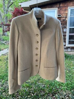 Ralph Lauren Women's Wool Blend Button Jacket